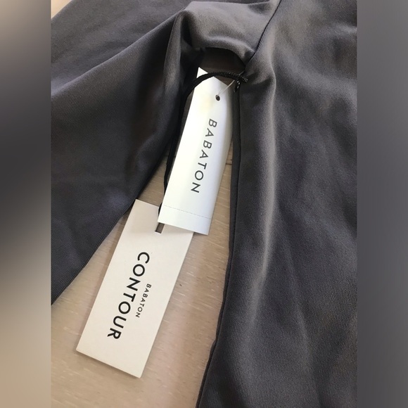 NWT Aritzia Babaton Contour Longsleeve Bodysuit ELEGANT CHARCOAL SZ S small - Picture 5 of 8